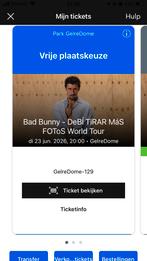 Parkeerplaats bad bunny 23 juni 2026, Tickets en Kaartjes, Eén persoon, Juni