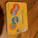 Dino memory spel in blikken doos, Ophalen