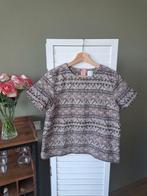 Karl Marc John Top met Print & Mooie Details – Maat L, Maat 42/44 (L), Ophalen of Verzenden, Korte mouw, Gedragen