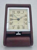 Jaeger leCoultre 8-days alarm travel clock 1920’s, Antiek en Kunst, Ophalen