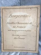 BERGERETTES, vieilles Chansons de la France met illustraties, Zang, Overige genres, Gebruikt, Ophalen of Verzenden
