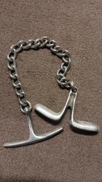 Politie Knevelketting, Ophalen of Verzenden, Gebruikt, Zilver, Staal