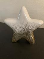 kerst Leonardo keramiek ster glitter groot 15 en 25 cm set, Diversen, Kerst, Ophalen of Verzenden, Nieuw