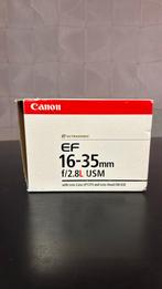 Canon EF 16-35mm f/2.8L USM Lens - Zo Goed Als Nieuw, Audio, Tv en Foto, Fotografie | Lenzen en Objectieven, Ophalen, Zo goed als nieuw