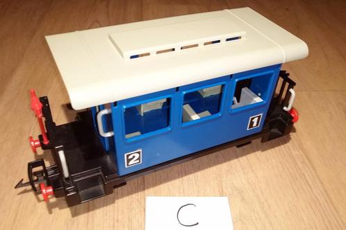Playmobil 4100 Personentrein wagon blauw C., Kinderen en Baby's, Speelgoed | Playmobil, Gebruikt, Los playmobil, Verzenden
