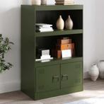 Nieuw! Dressoir olijfgroen 67x39x107, Ophalen, Nieuw, 25 tot 50 cm, 50 tot 100 cm