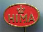 HIMA winkels rood op koper speldje ( W_526 ), Verzenden, Nieuw, Merk, Speldje of Pin
