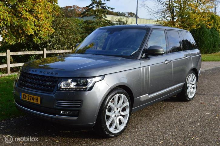 Land Rover Range Rover 3.0 TDV6 Autobiography Black BTW AUTO, Auto's, Land Rover, Bedrijf, Te koop, 360° camera, 4x4, ABS, Airbags