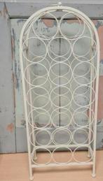 Landelijk metalen wijnrek, Ophalen, 5 tot 15 flessen, Zo goed als nieuw, Metaal