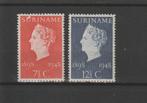 Suriname 1948, NVPH 274 t/m 275, Postfris., Verzenden, Postfris