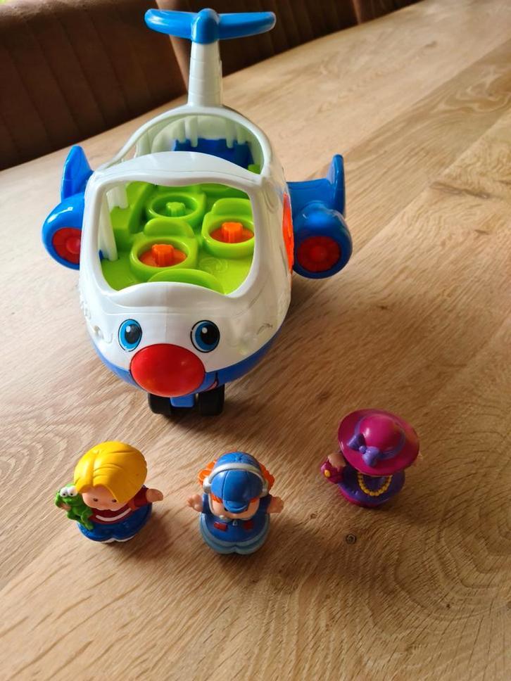Fisher Price Speelgoed Set: Kassa, Vliegtuig, Schoolbus, Kinderen en Baby's, Speelgoed | Overig, Gebruikt, Jongen of Meisje, Ophalen of Verzenden