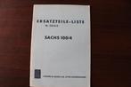 SACHS 100/4 ersatzteile liste 100 cc 4 versnelling, Ophalen of Verzenden, Overige merken