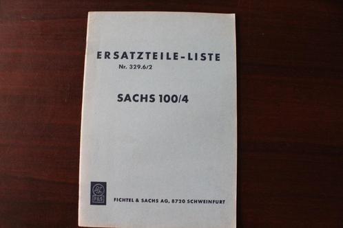 SACHS 100/4 ersatzteile liste 100 cc 4 versnelling, Motoren, Handleidingen en Instructieboekjes, Overige merken, Ophalen of Verzenden