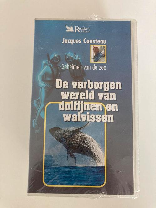 Jacques Cousteau 3 VHS banden gesealed, Cd's en Dvd's, VHS | Film, Nieuw in verpakking, Alle leeftijden, Ophalen of Verzenden