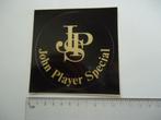 sticker oud JPS John Player Zwart f1 F-1 formule 1 autosport, Verzenden, Zo goed als nieuw, Bedrijf of Vereniging