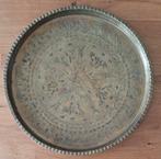 Vintage marokkaans dienblad, Ophalen of Verzenden, Gebruikt, Rond, Metaal
