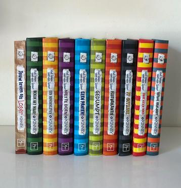10 x Jeff Kinney - Het leven van een loser boeken beschikbaar voor biedingen
