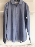 Primark gestreept overhemd L - Nieuw!, Kleding | Heren, Overhemden, Ophalen of Verzenden, Nieuw, Blauw, Halswijdte 41/42 (L)