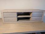 Tv meubel steigerhout greywash, Huis en Inrichting, Kasten | Televisiemeubels, Ophalen, 100 tot 150 cm, Zo goed als nieuw, Minder dan 100 cm