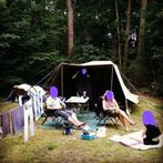 Katoenen De Vrijbuiter tent (type De Waard) – 4 à 6 persoons, Caravans en Kamperen, Tenten, Ophalen, Zo goed als nieuw, Tot en met 6