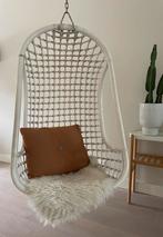 Witte hangstoel hkliving, Gebruikt, Wit, Riet of Rotan, Eén