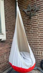 Baby schommel hangzak - Wit met rood accent, Ophalen of Verzenden, Gebruikt