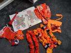 Oranje versiering Koningsdag/voetbal WK/EK, Ophalen of Verzenden, Gebruikt, Versiering, Oranje of Koningsdag
