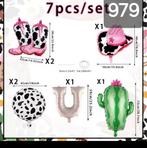 Cactus ballonnen, Ophalen of Verzenden, Nieuw, Versiering, Verjaardag