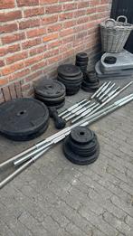 Halters en schijven, Sport en Fitness, Fitnessmaterialen, Ophalen, Gebruikt, Halterschijven