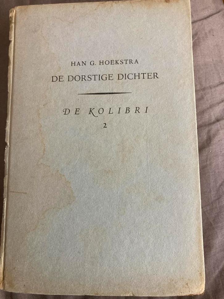 Hoekstra - De Dorstige Dichter, Boeken, Gedichten en Poëzie, Gelezen, Eén auteur, Ophalen of Verzenden