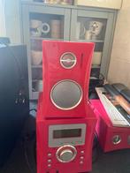Roze Muziekbox met CD Speler, Audio, Tv en Foto, Radio's, Ophalen of Verzenden, Gebruikt, Radio, Met cd-speler
