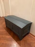 Kist hout grijs / rood lxbxh 84 x 40 x 41cm, Ophalen, Zo goed als nieuw, 50 tot 100 cm, Minder dan 50 cm