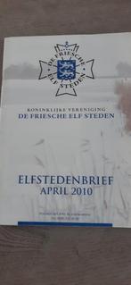Elfstedenbrief April 2010 - Koninklijke Vereniging, Boeken, Ophalen of Verzenden, 20e eeuw of later, Zo goed als nieuw, Koninklijke Vereniging De Friesche Elf Steden