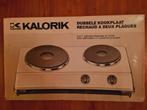 Kalorik Dubbele Kookplaat - Elektrisch, Ophalen, Gebruikt, 3 kookzones of minder, Vrijstaand