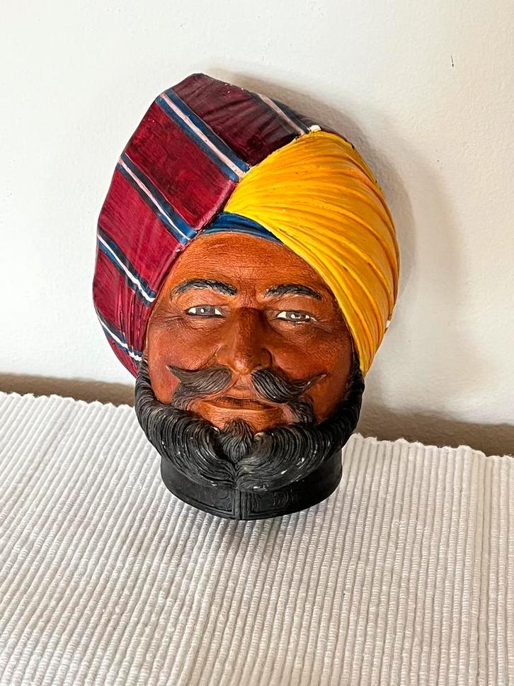 Bossons koppen van gips, Verzamelen, Beelden en Beeldjes, Zo goed als nieuw, Ophalen of Verzenden