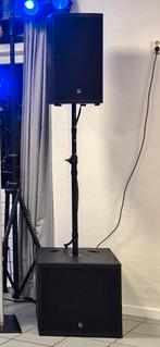 Actieve Turbosound PA-Set 2 x NuQ 122-AN & 2 x NuQ 115B-AN, Ophalen, Audio