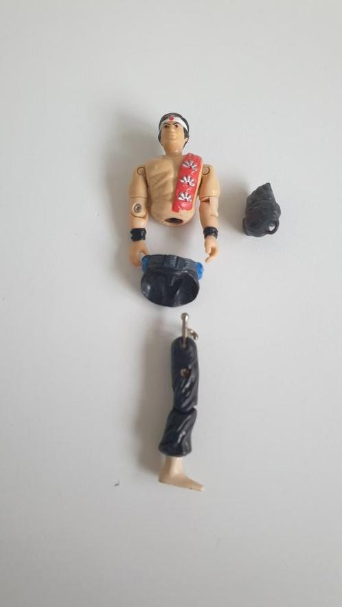 Vintage G.I.Joe | 1988 | Quick Kick (V1) Figuur + Backpack, Verzamelen, Poppetjes en Figuurtjes, Gebruikt, Ophalen of Verzenden