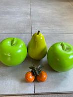 Twee grote groene appels peer mandarijntjes, Huis en Inrichting, Woonaccessoires | Overige, Ophalen of Verzenden, Zo goed als nieuw