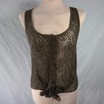 Stoer kanten shirt. Mt S. Merk Bik Bok, ., Zwart, Ophalen of Verzenden, Zo goed als nieuw