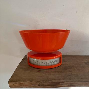 Vintage Brabantia Weegschaal - Oranje Retro beschikbaar voor biedingen