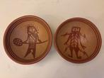 Terracotta decoratieve Kommetjes - stijl Pre-Columbiaans, Ophalen of Verzenden