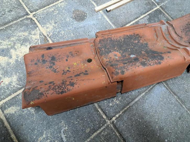 Koramic Narvik Dakpannen - Gevel, Kant, Hoek, Doe-het-zelf en Verbouw, Dakpannen en Dakbedekking, Gebruikt, Dakpannen, Steen of Klei