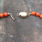 antieke bloedkoraal ketting 14k Gouden Slot, Sieraden, Tassen en Uiterlijk, Antieke sieraden, Verzenden, Goud, Ketting