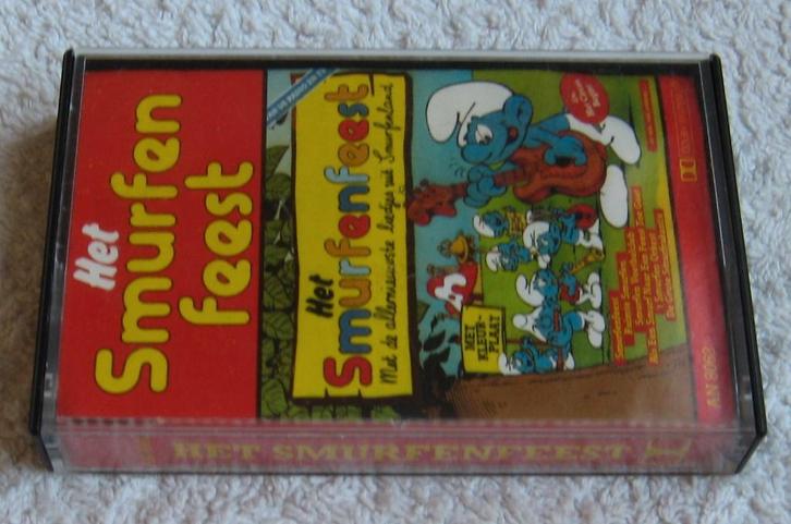 MC Smurfen Feest (niet getest) + reclame cd Smurfen Fun-Time, Verzamelen, Smurfen, Gebruikt, Verschillende Smurfen, Ophalen of Verzenden