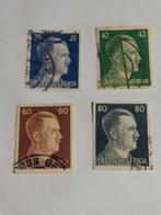 Serie Duitse postzegels Adolf Hitler, Verzamelen, Militaria | Tweede Wereldoorlog, Ophalen of Verzenden, Duitsland