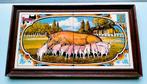 Boeren Tegel Schilderij - Varkens Fokbedrijf Bovar Rosmalen, Antiek en Kunst, Ophalen of Verzenden