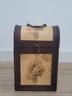 Vintage oud houten opbergkistje, Ophalen of Verzenden