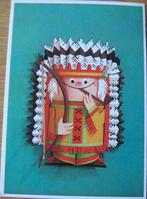 voor het kind - indiaan met boog - 1976 - nieuw, Verzenden, 1960 tot 1980, Ongelopen, Overige thema's