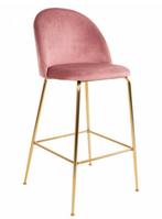 Drie roze barkrukken / barkruk, Ophalen of Verzenden, Zo goed als nieuw, 60 tot 90 cm