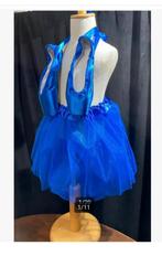 Brocante Toonbank Paspop, Blauw Balletrok, Ballet spitzen, Ophalen of Verzenden